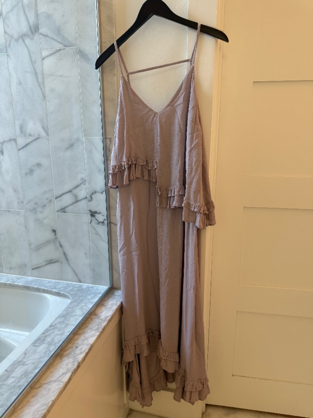 ASOS lilac purple dress